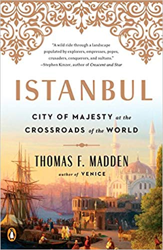 The book cover for 'Istanbul - City of Majesty at the Crossroads of the World'